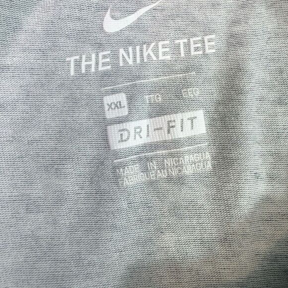 Nike Cubs Tee Dri-Fit T-Shirt Womens 2XL Gray Short Sleeve Crew Neck USA Flag - Picture 7 of 9